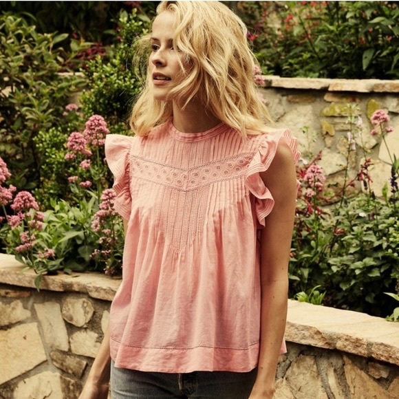 Doen Tops - Doen Amaranth Top in Carnation